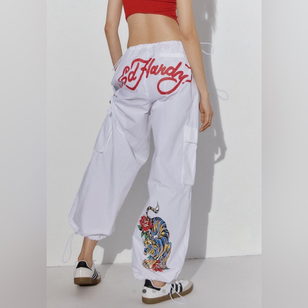 Brand new Ed Hardy balloon pants